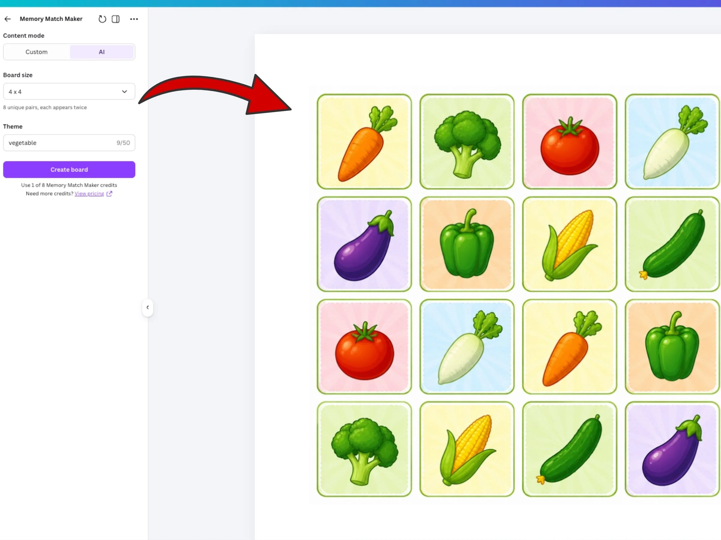 Memory Match Maker